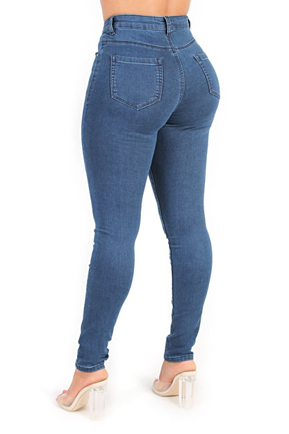 NINA CARTER JEANS - BLAUW 