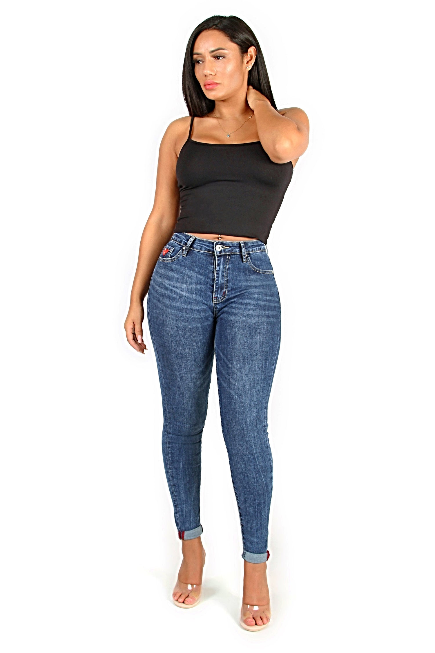 ESTEE BRUINE JEANS - BLAUW