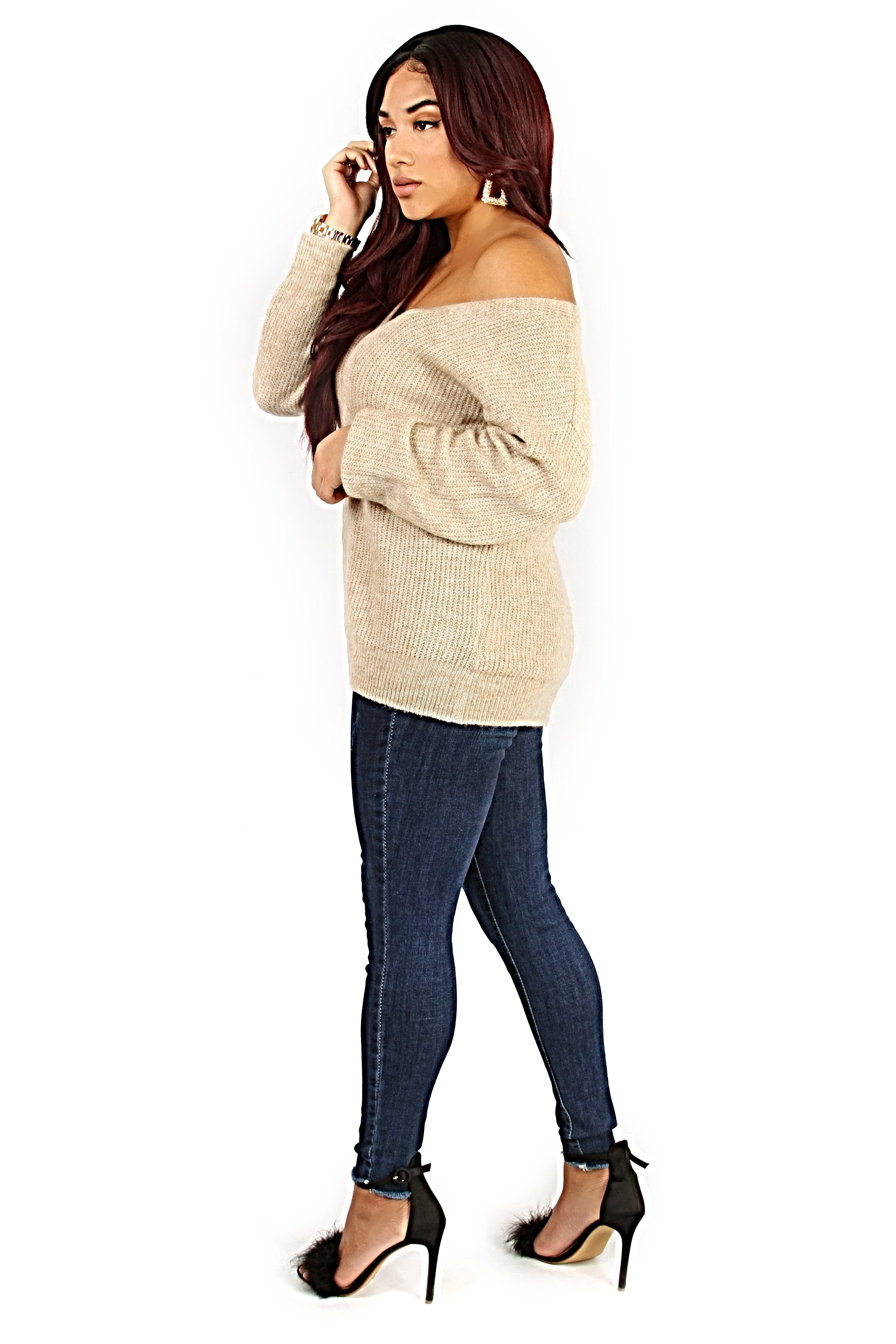 COSY PULLOVER - NACKT