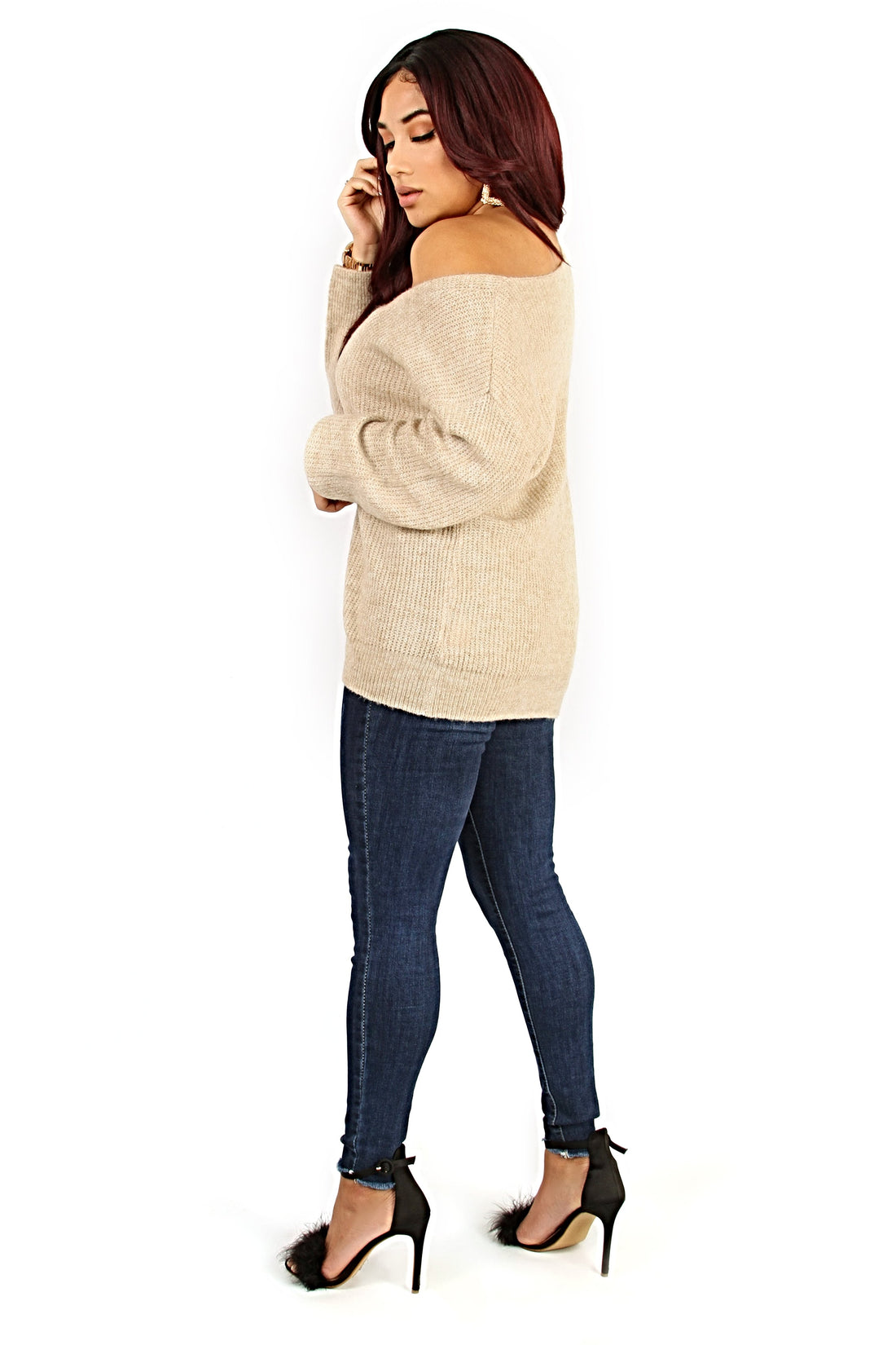 COSY PULLOVER - NACKT