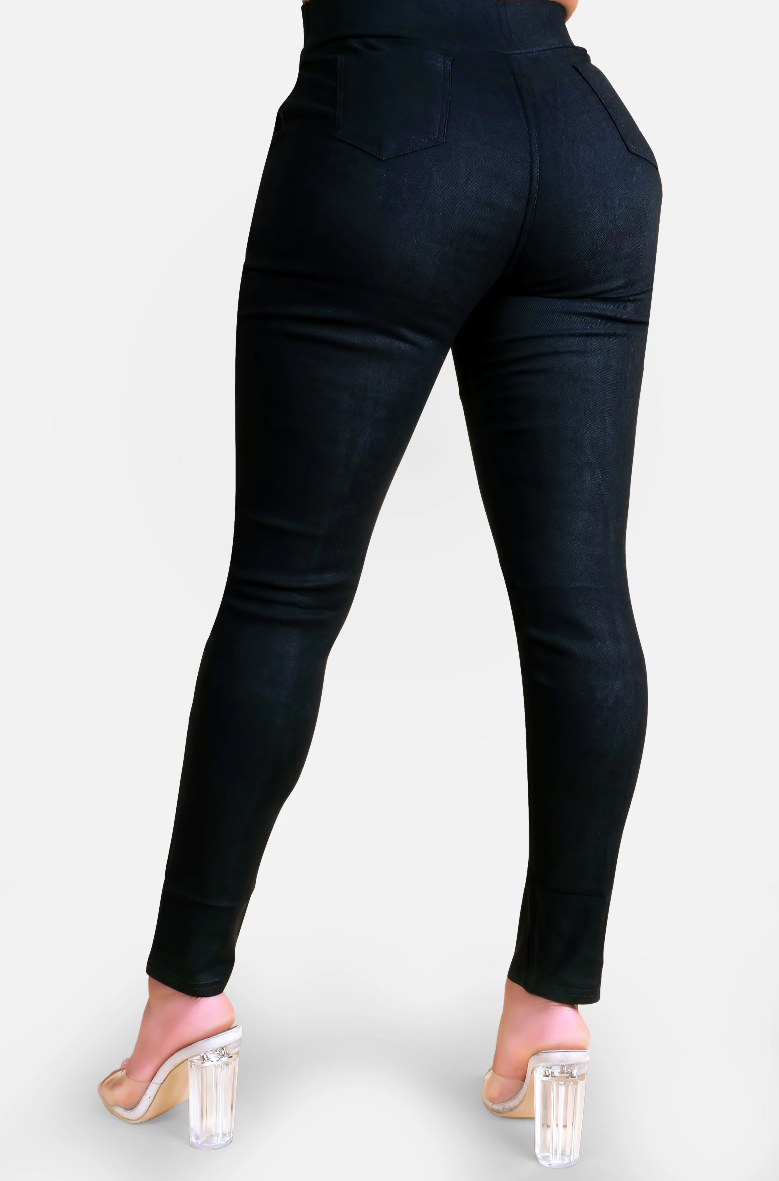 MUSS SCHWARZE LEGGINGS