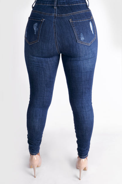 ELLE TAILLE STRETCH JEANS