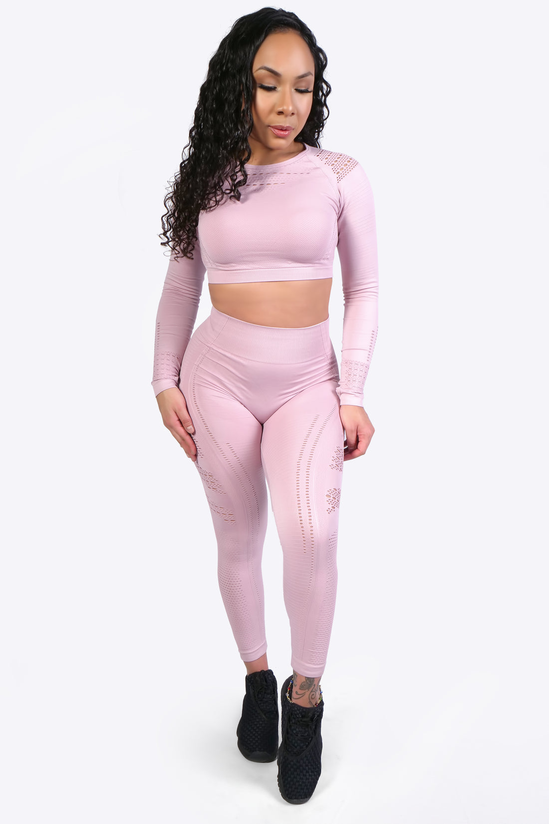 SEAMLESS MATCHING SET - LIGHT PINK