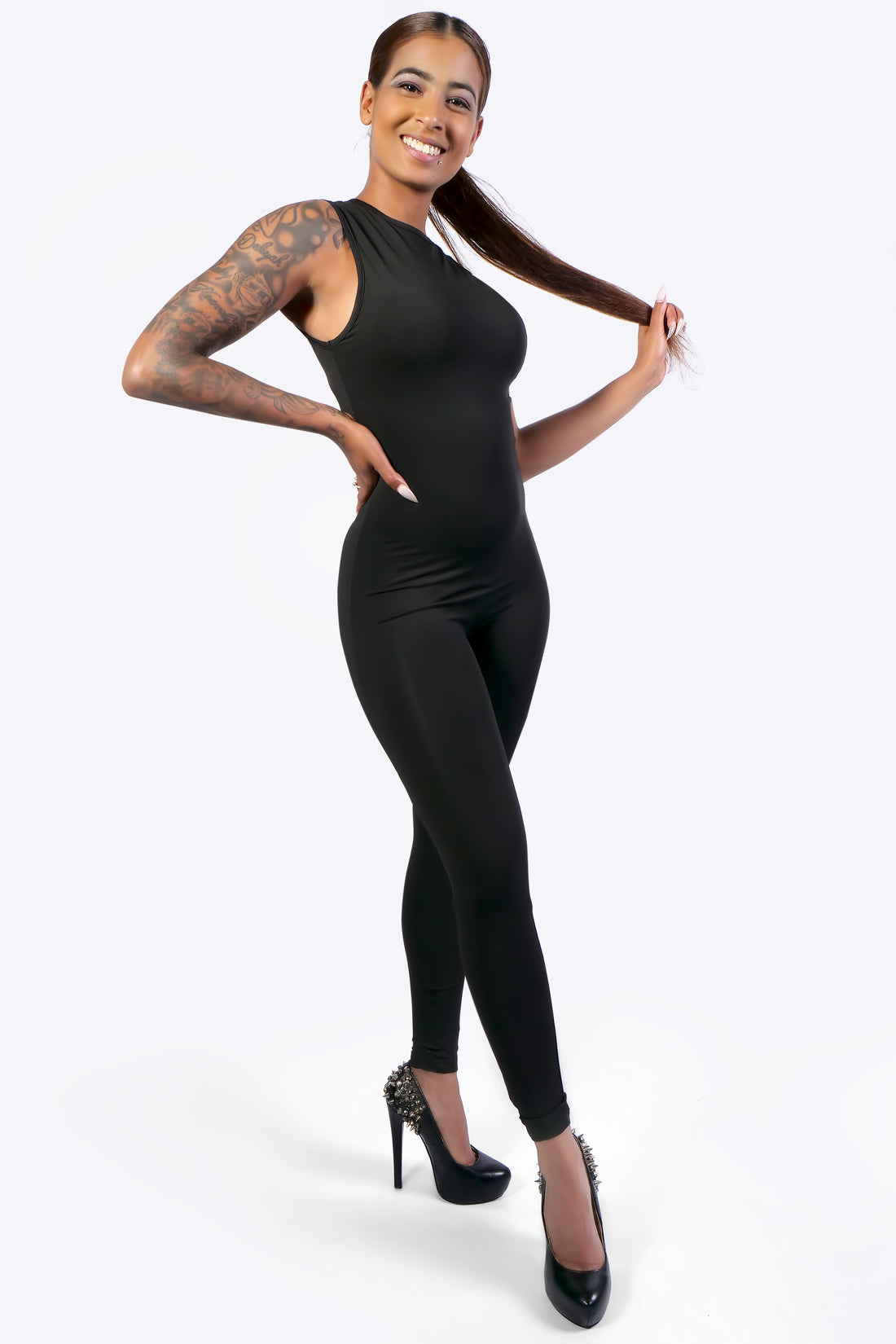 LAVISH JUMPSUIT - BLACK