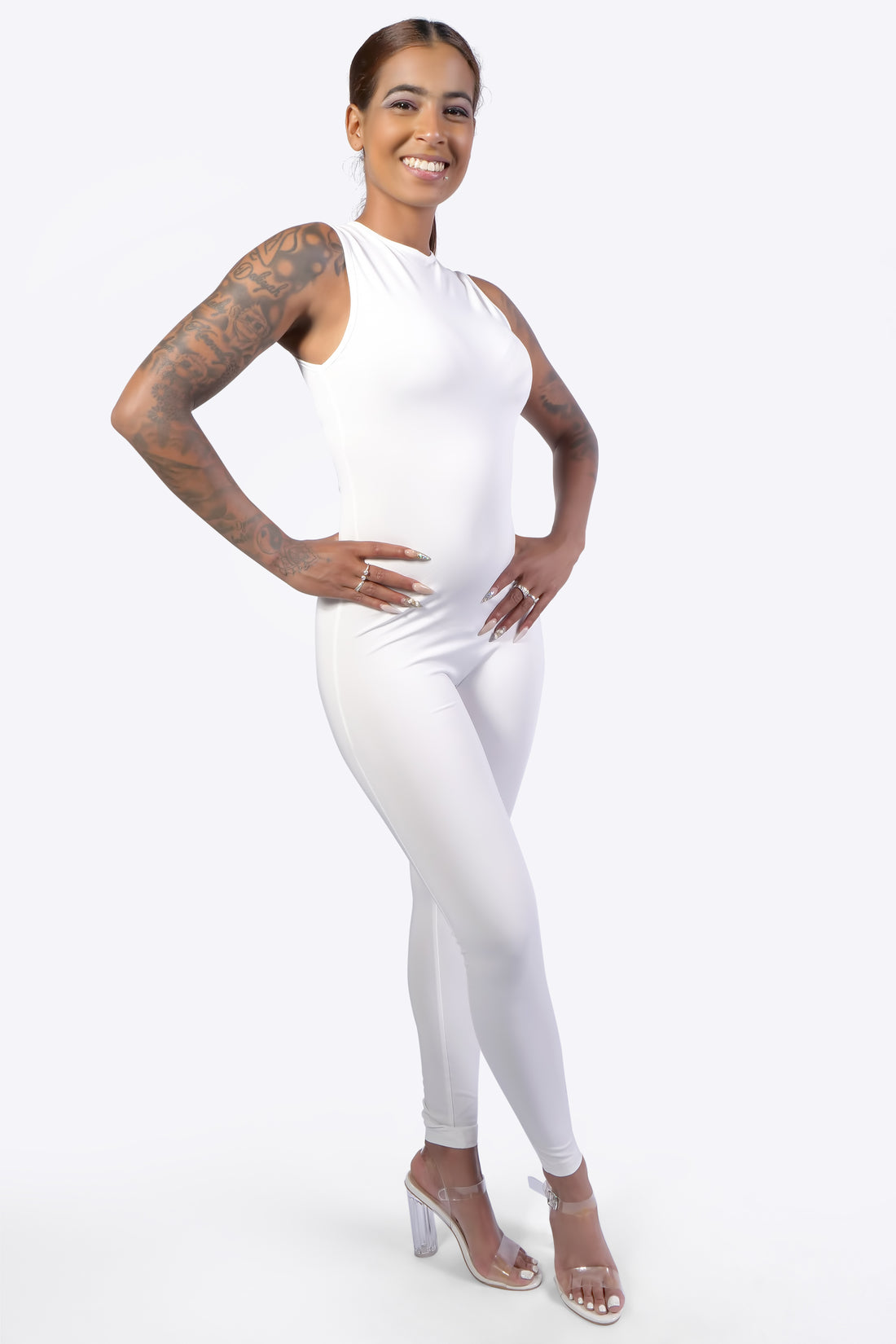 LAVISH JUMPSUIT - WHITE